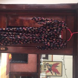 Anthropologie Parisian Floral Maxi